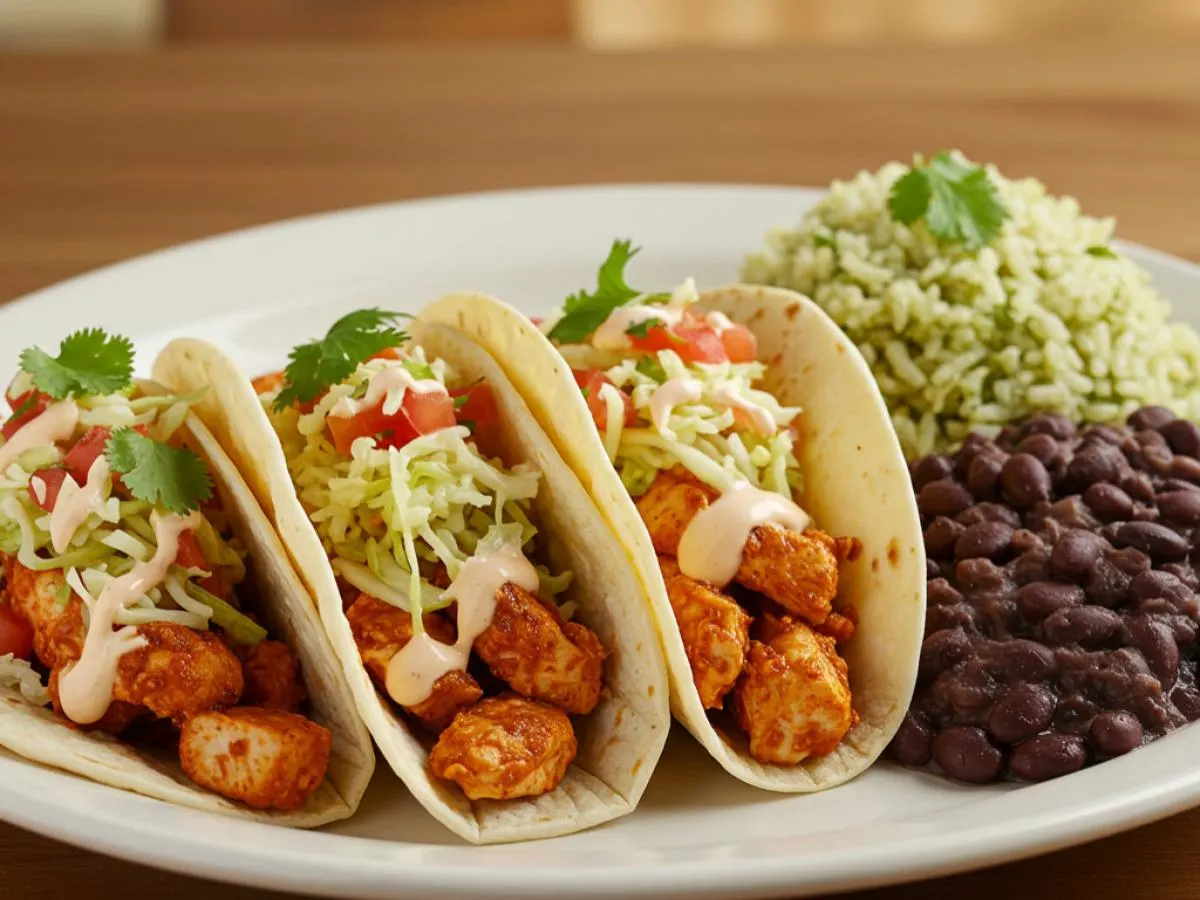 Chipotle Chicken Taco Plate Chipotle Chicken Taco Plate