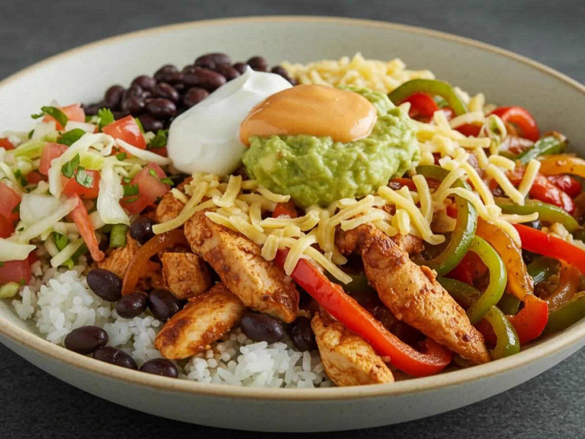 Chicken Fajita Bowl Chicken Fajita Bowl