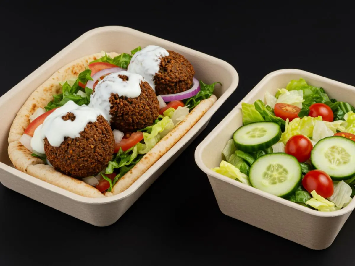 Falafel Wrap Falafel Wrap