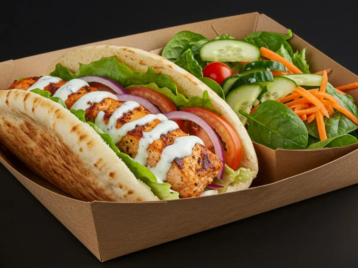 Salmon Kabob Wrap Salmon Kabob Wrap