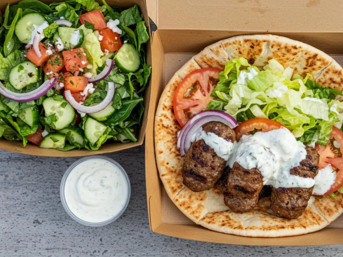 Lamb Kabob Wrap Lamb Kabob Wrap