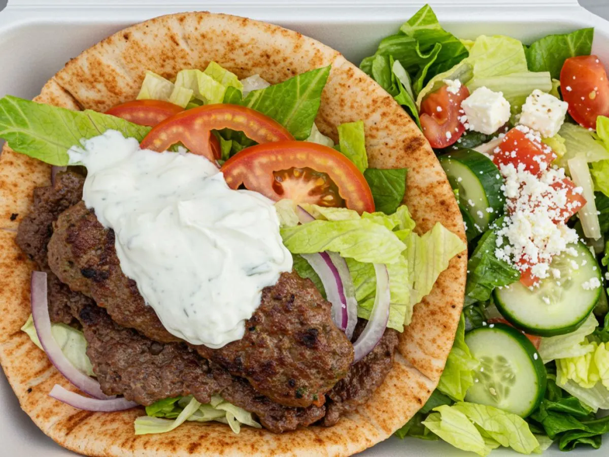 Beef Kabob Wrap Beef Kabob Wrap