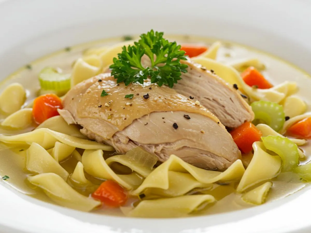 Large Chicken Noodle Soup Large Chicken Noodle Soup
