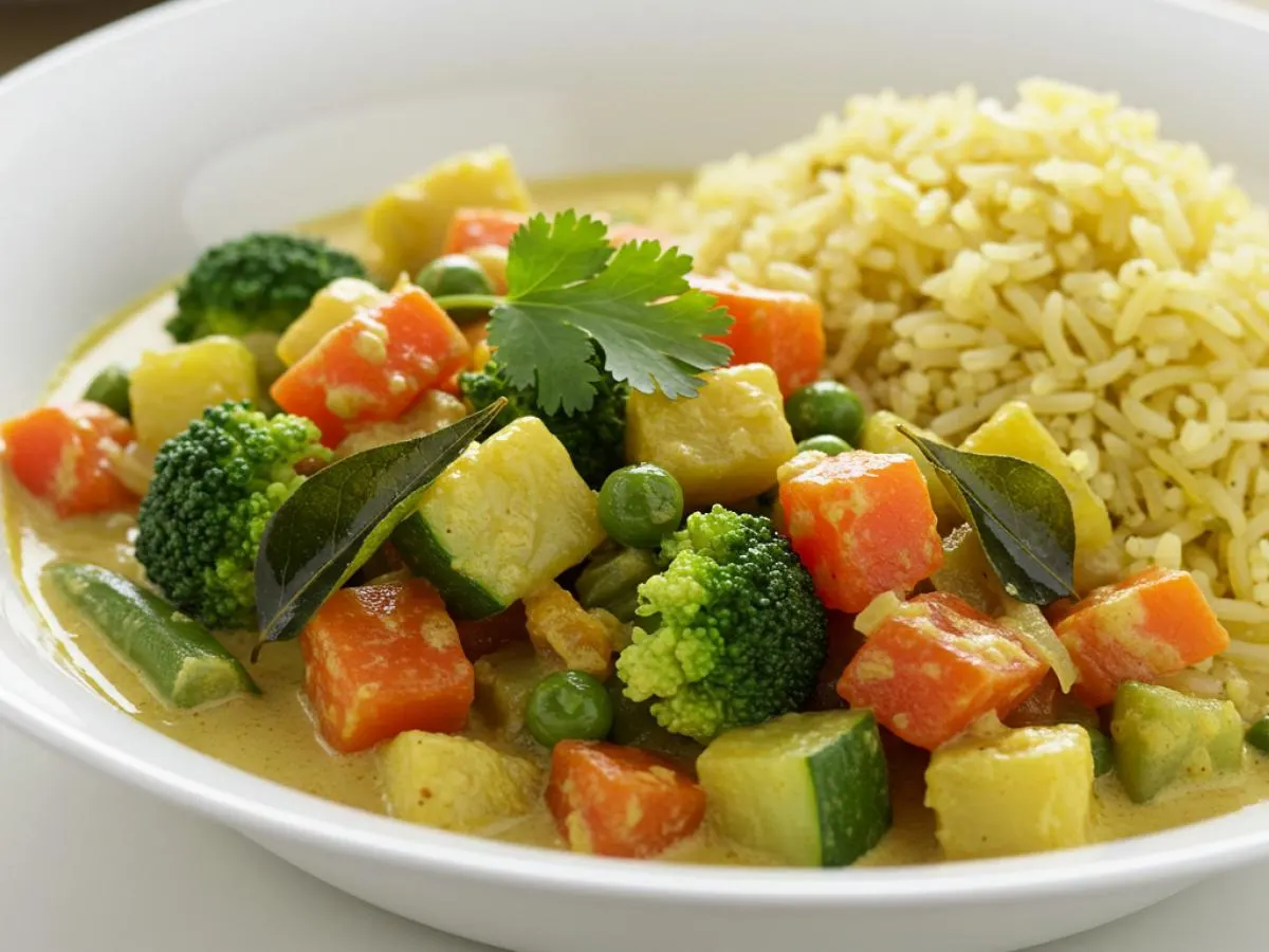 Dairy Free Vegetable Ishtew with Lemon Rice [Small]