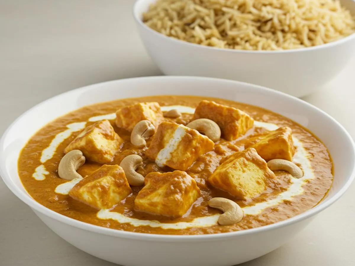 Paneer Makhani with Rice (Jain) [Large]