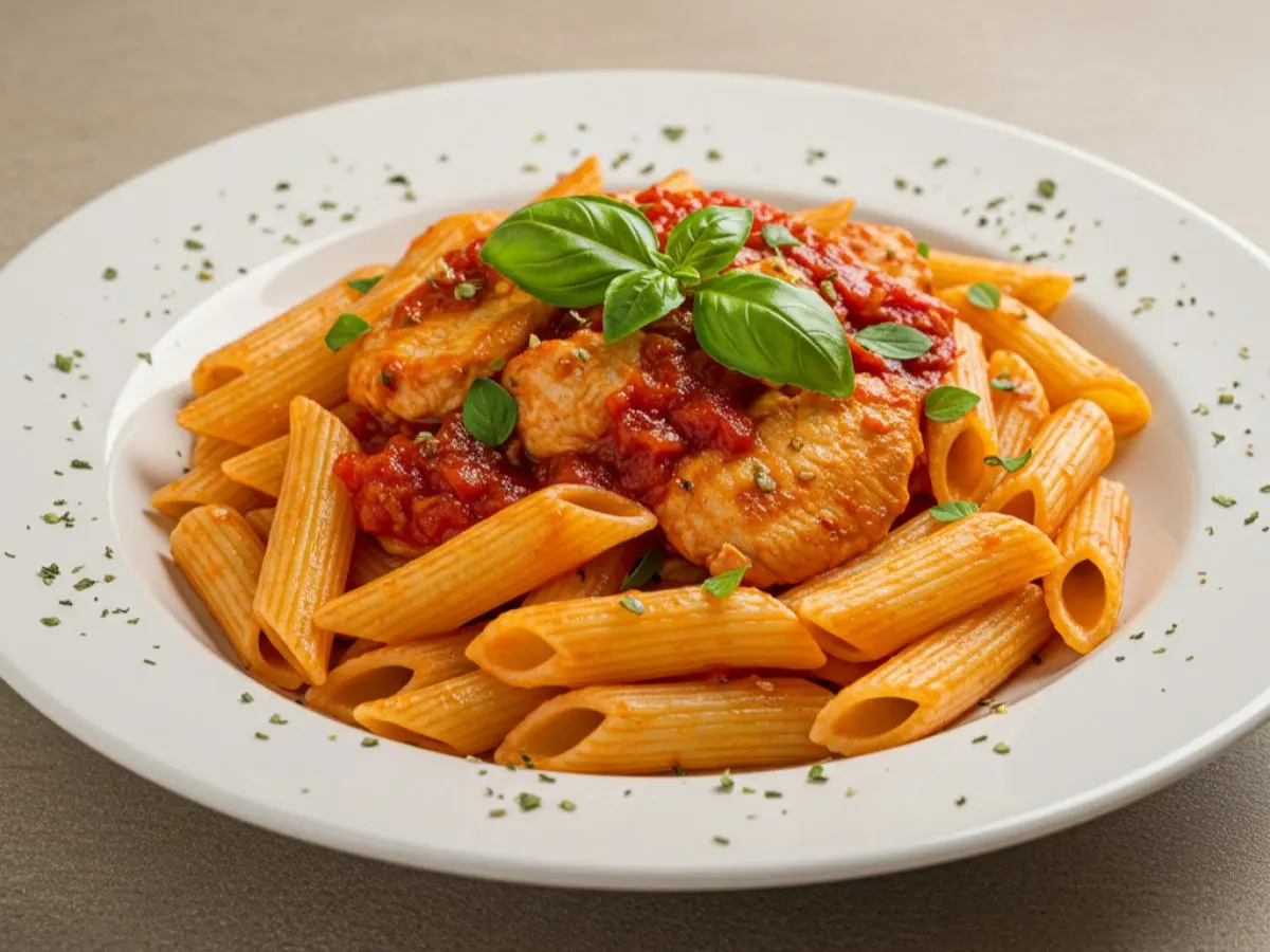 Pasta Marinara with Chicken Box
