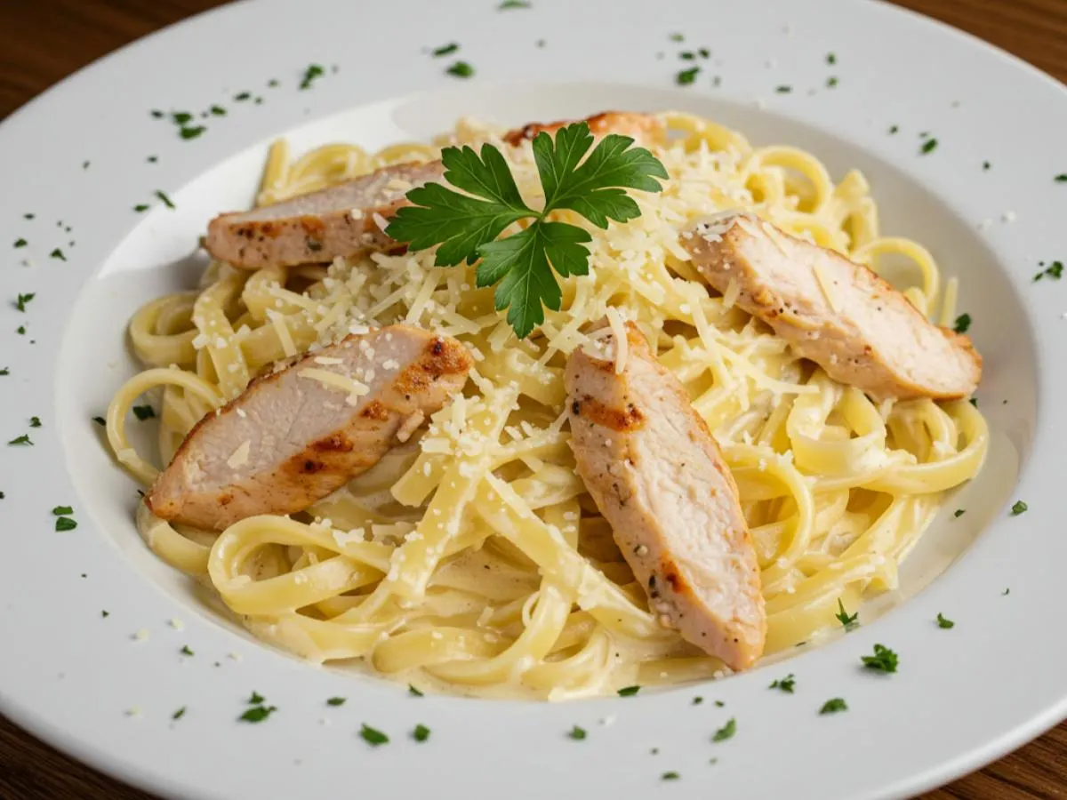 Fettuccine Alfredo with Chicken Box