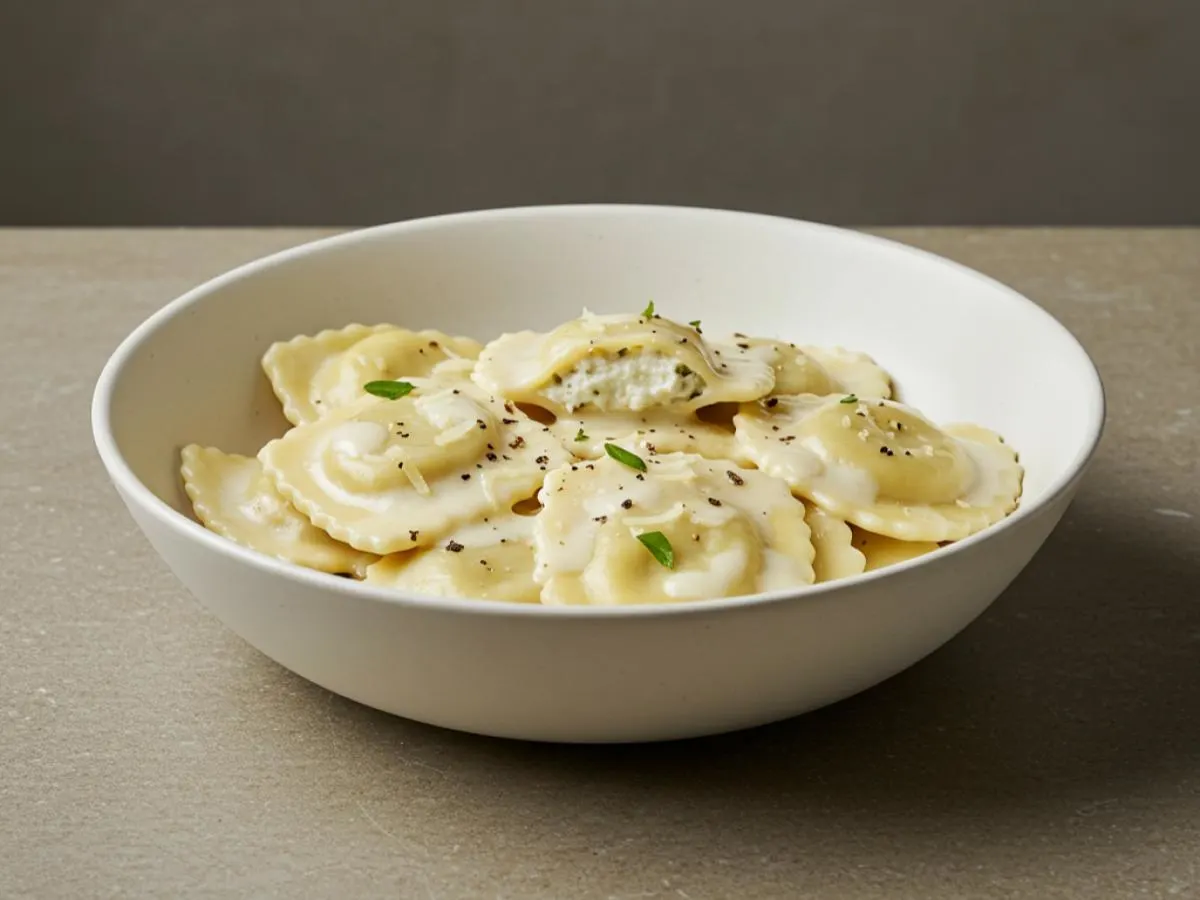 Cheese Ravioli with Alfredo Box