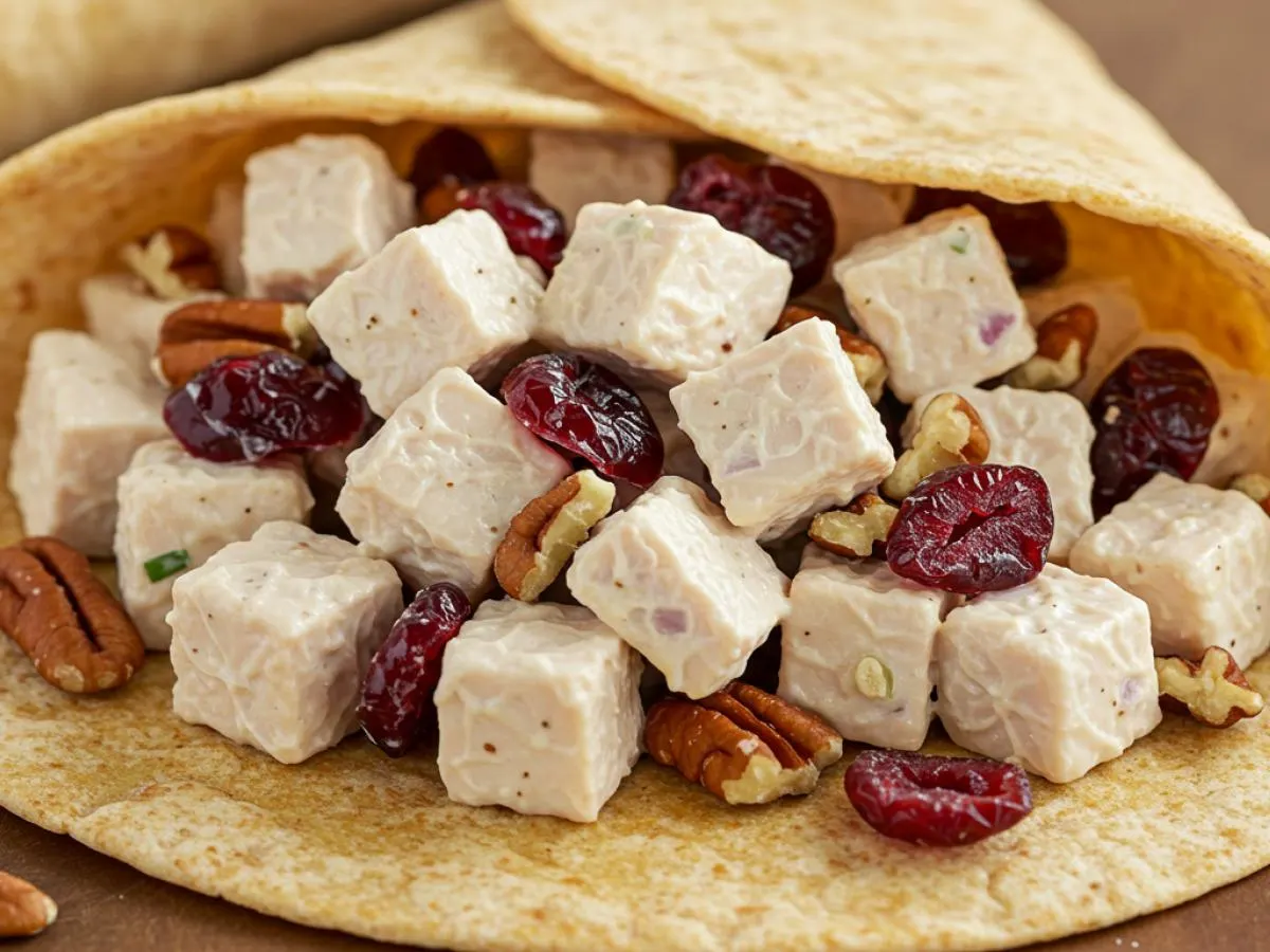 Chicken Salad Wheat Tortilla Wrap