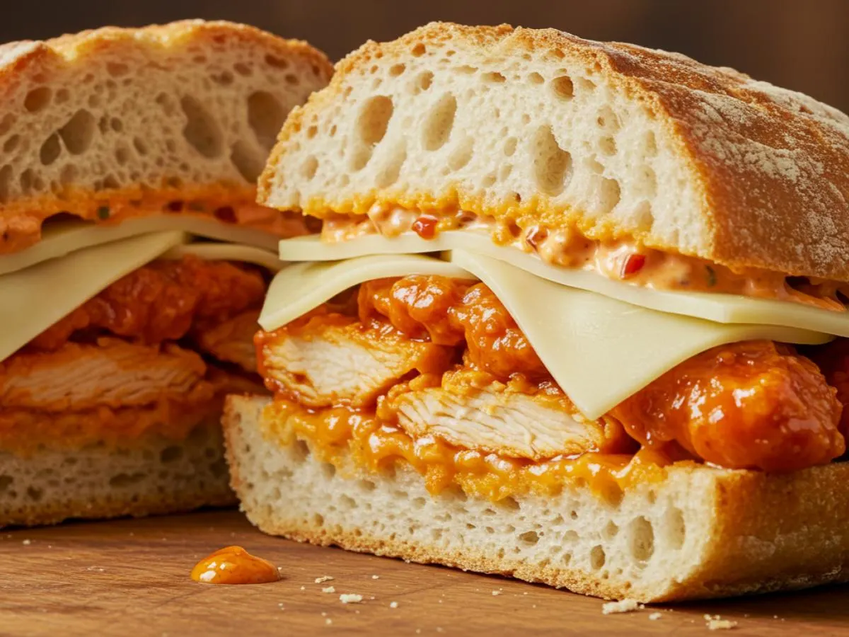 Spicy Buffalo Sourdough Sandwich