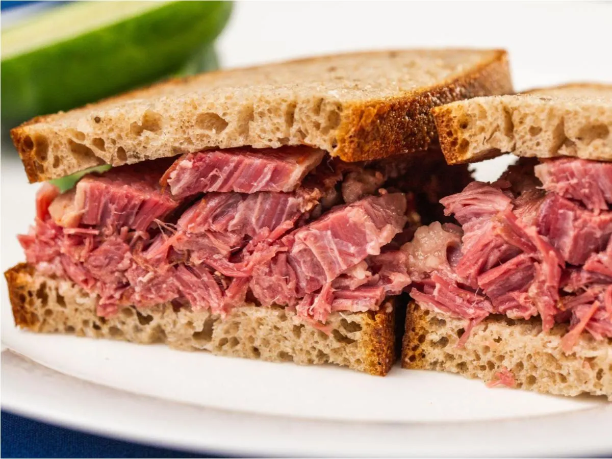 Deluxe Corned Beef on Rye Deluxe Corned Beef on Rye