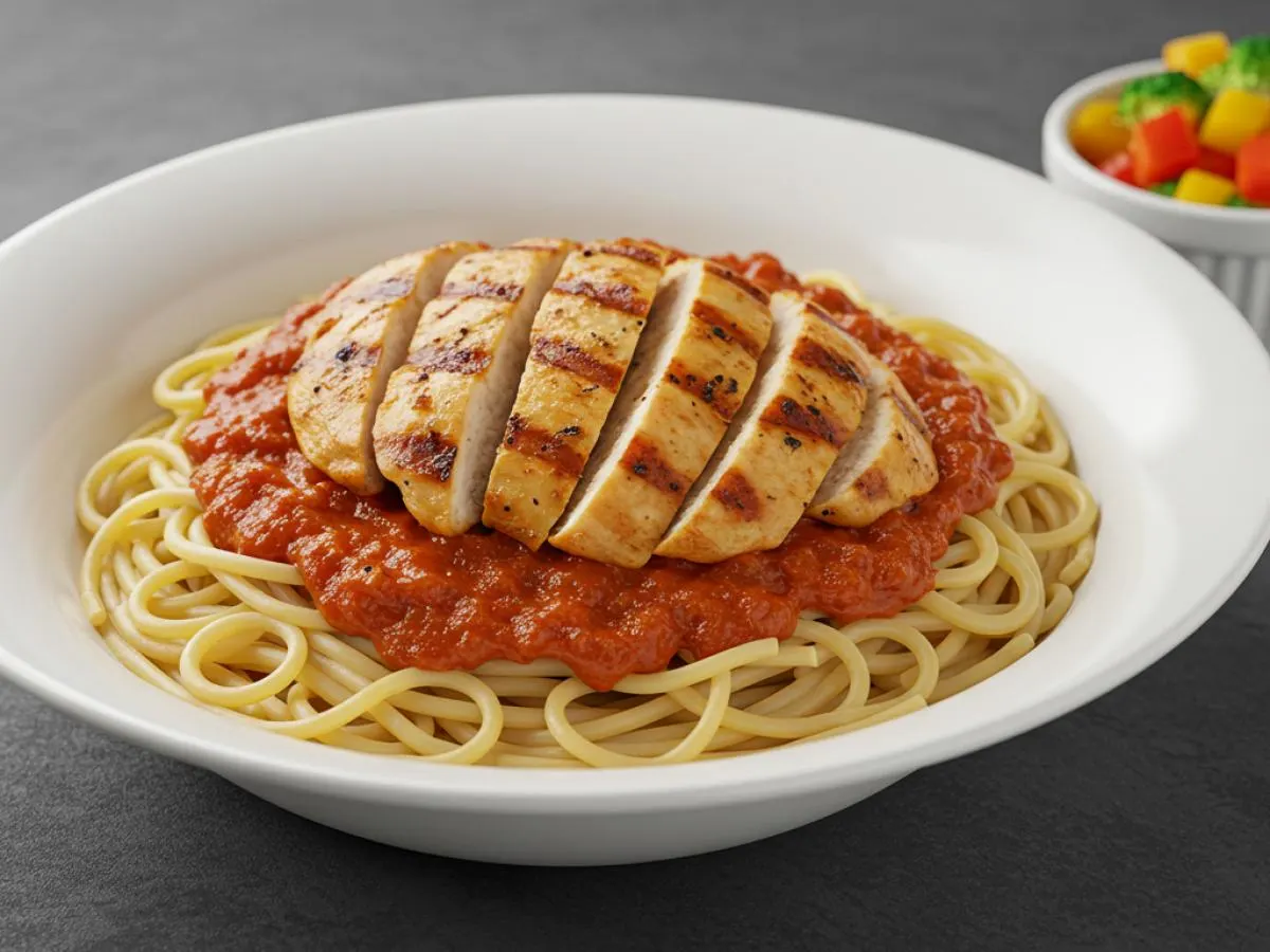 Chicken Spaghetti Meal