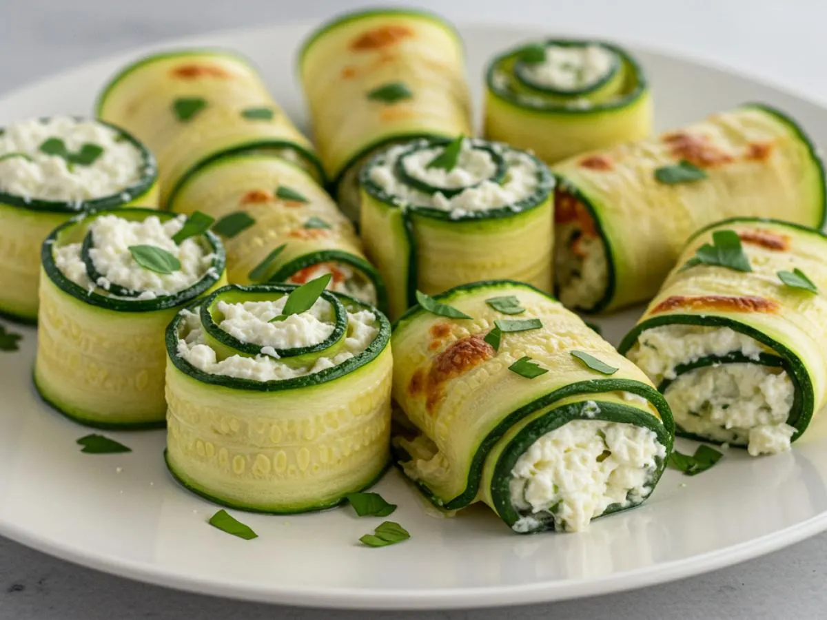 Zucchini Lasagne Rolls