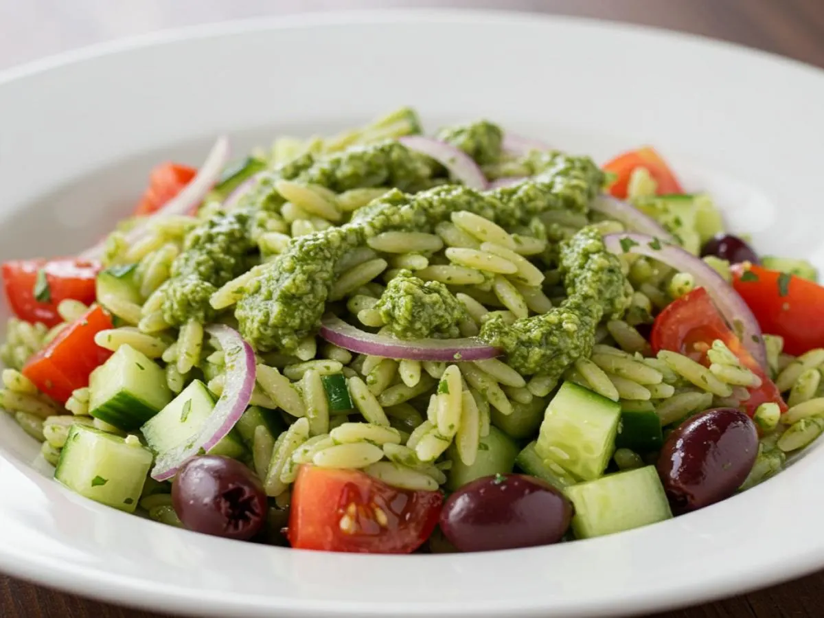 Orzo Pesto Salad