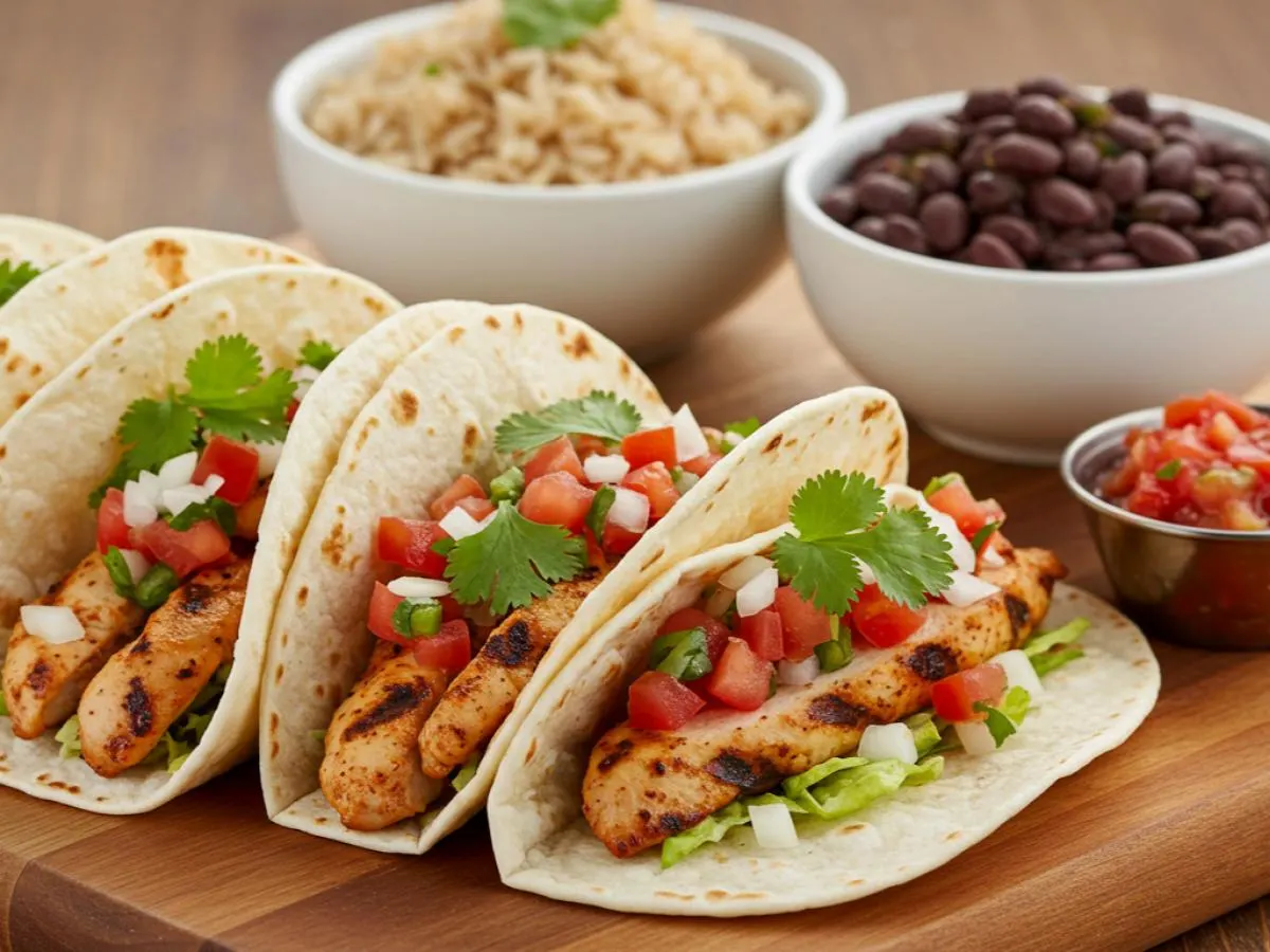 Chicken Tacos Meal Chicken Tacos Meal