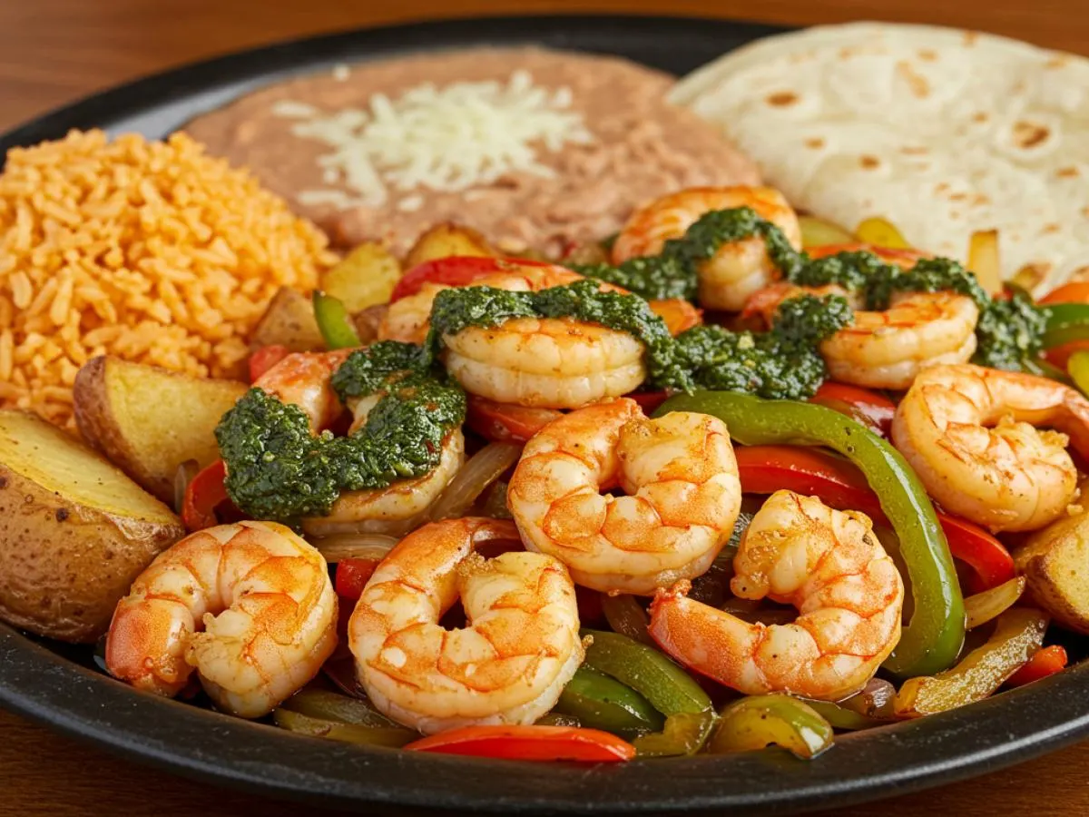 Shrimp Fajitas Box Shrimp Fajitas Box