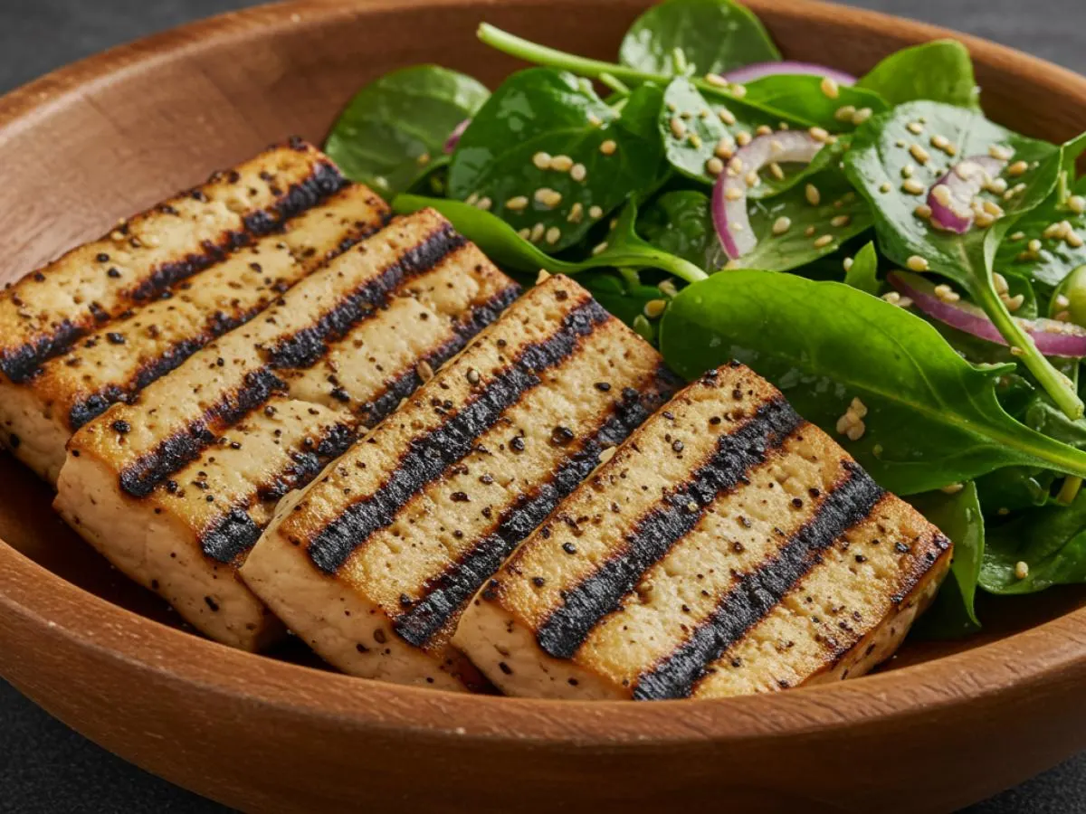 Garden Salad with Tofu