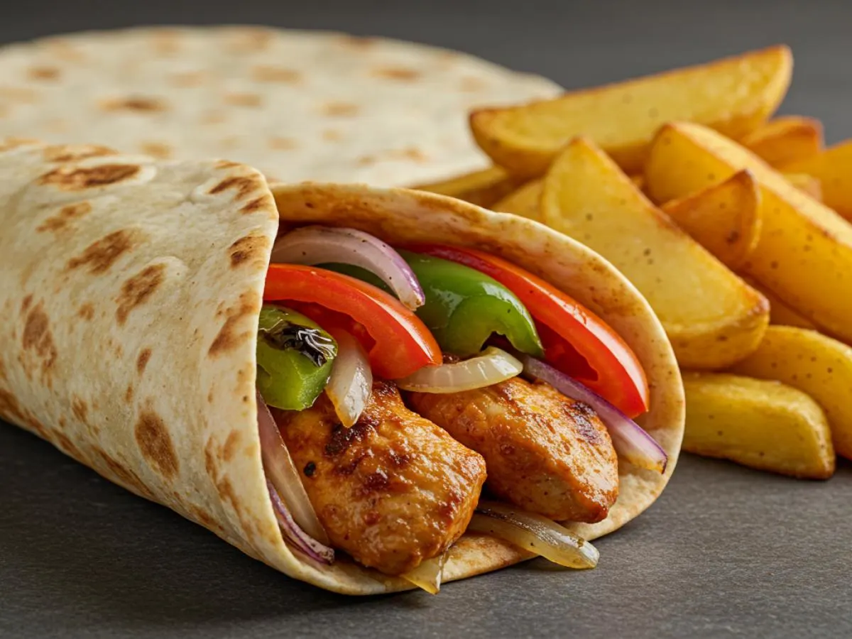 Chicken Kebab Wrap Chicken Kebab Wrap