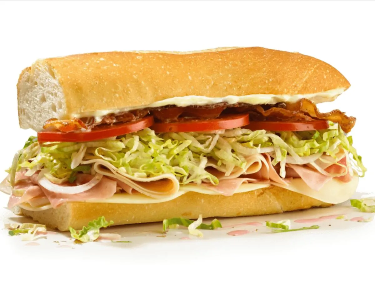 No. 8 Club Sub on White (no provolone) No. 8 Club Sub on White (no provolone)