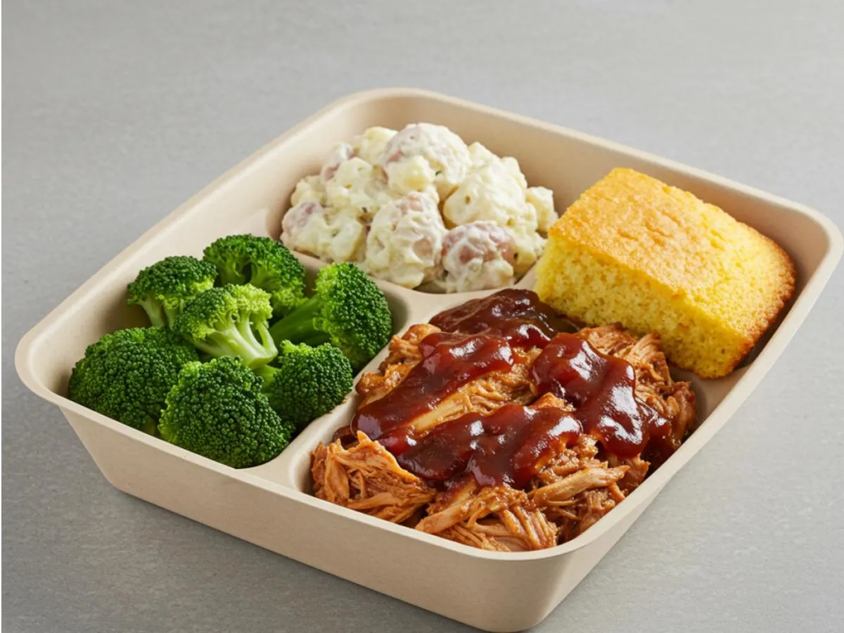 Pulled BBQ Chicken Plate Pulled BBQ Chicken Plate
