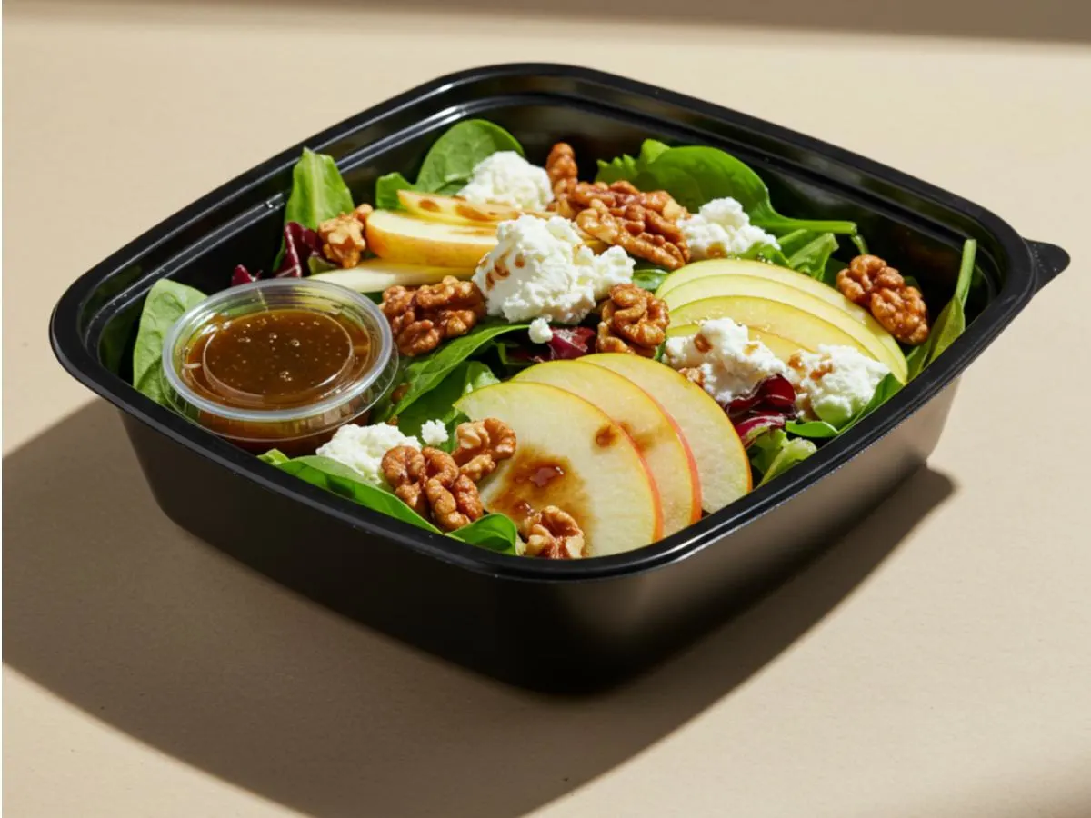 Bourbon Apple and Goat Cheese Salad Bourbon Apple and Goat Cheese Salad