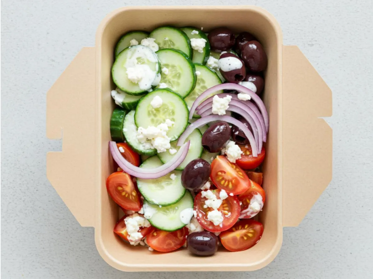 Creamy Greek Cucumber Salad Creamy Greek Cucumber Salad