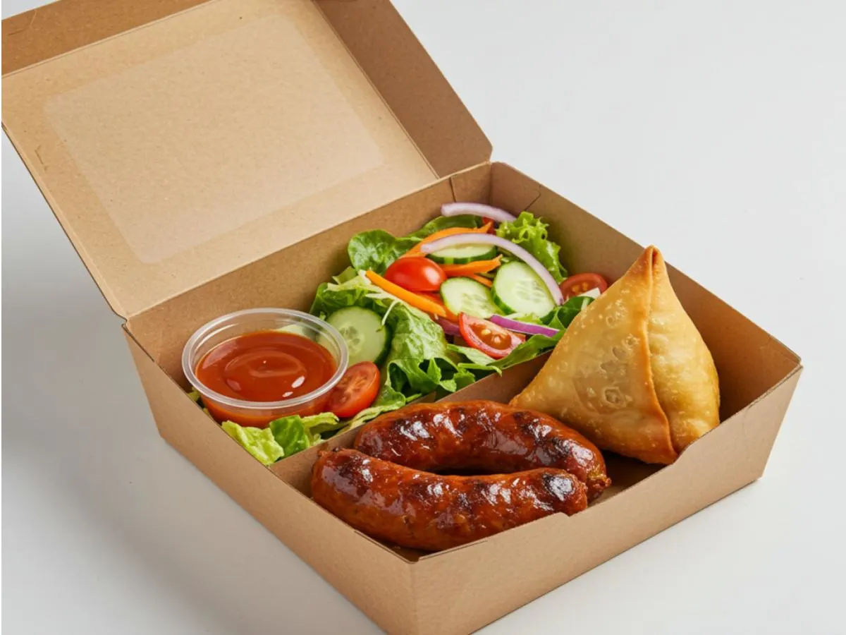 Kabob | Salad | Samosa Kabob | Salad | Samosa