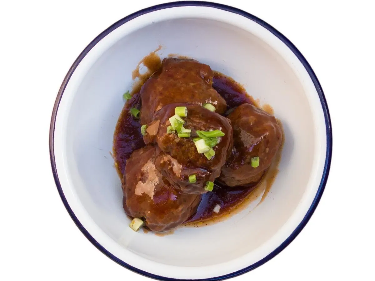 Meatballs With Pomegranate BBQ Sauce Meatballs With Pomegranate BBQ Sauce