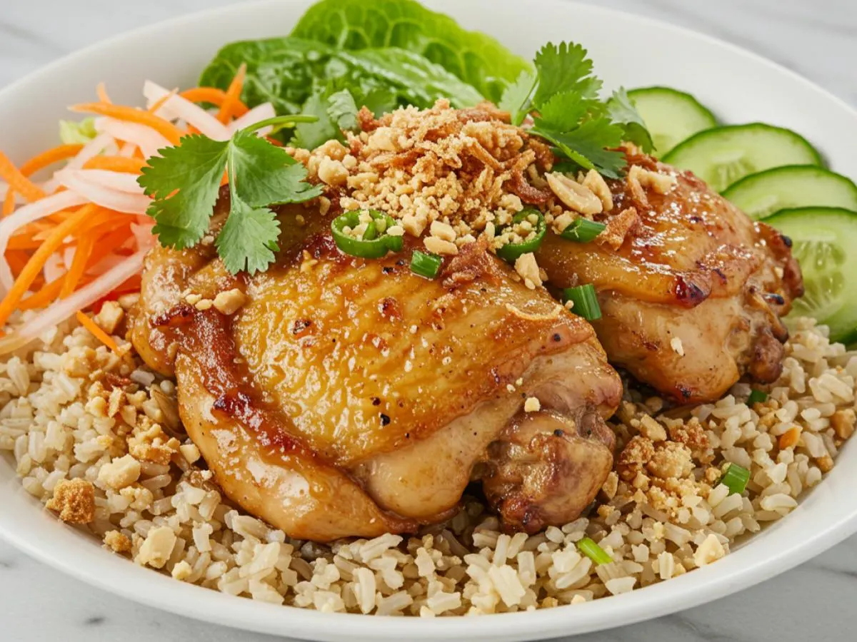Lemongrass Chicken Brown Rice Bowl Lemongrass Chicken Brown Rice Bowl