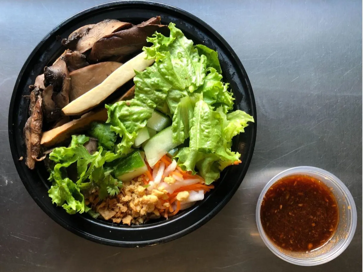 Vegan Portobello and Spiced Tofu Rice Bowl Vegan Portobello and Spiced Tofu Rice Bowl