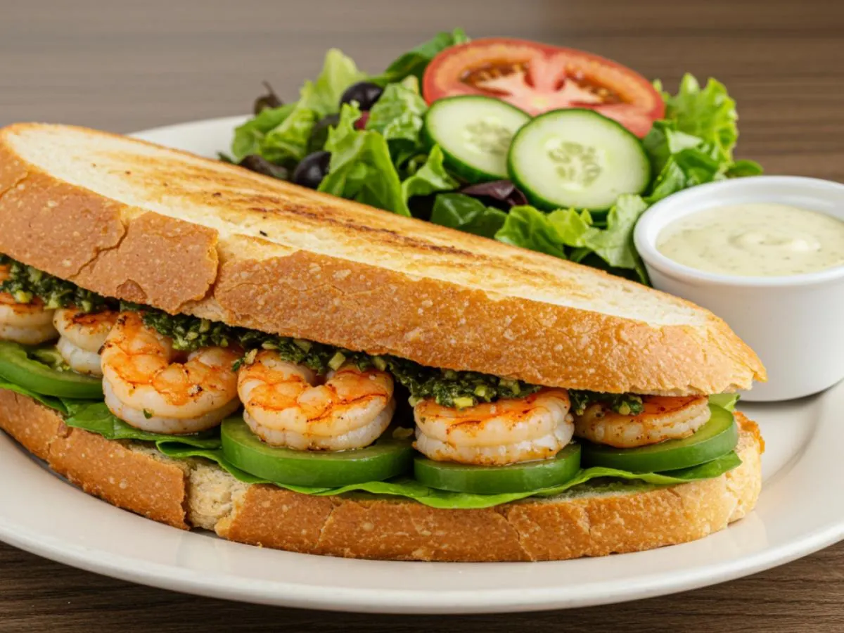 Shrimp Wrap with Salad (Gluten Free) Shrimp Wrap with Salad (Gluten Free)