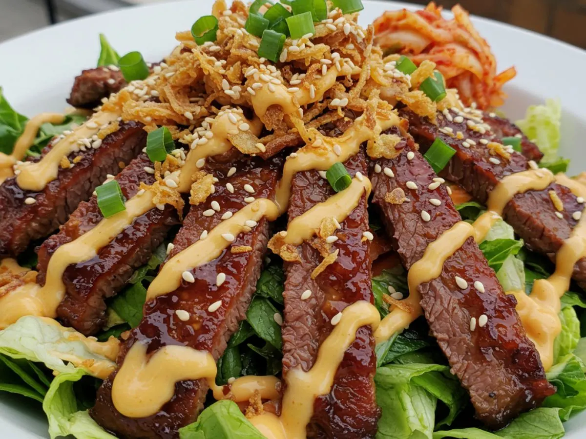 Short Rib Entree Salad with Soy Ginger Dressing Short Rib Entree Salad with Soy Ginger Dressing
