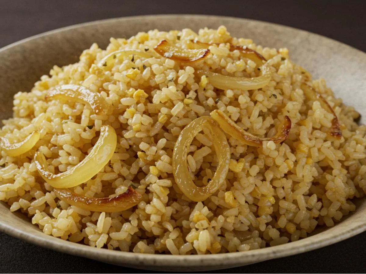 Side of Garlic Onion Fried Rice Side of Garlic Onion Fried Rice