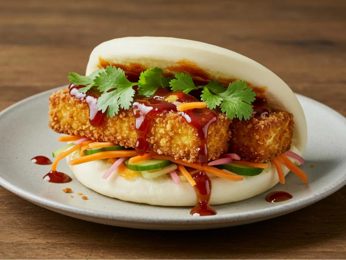 Fried Vegetarian Tofu Buns Fried Vegetarian Tofu Buns