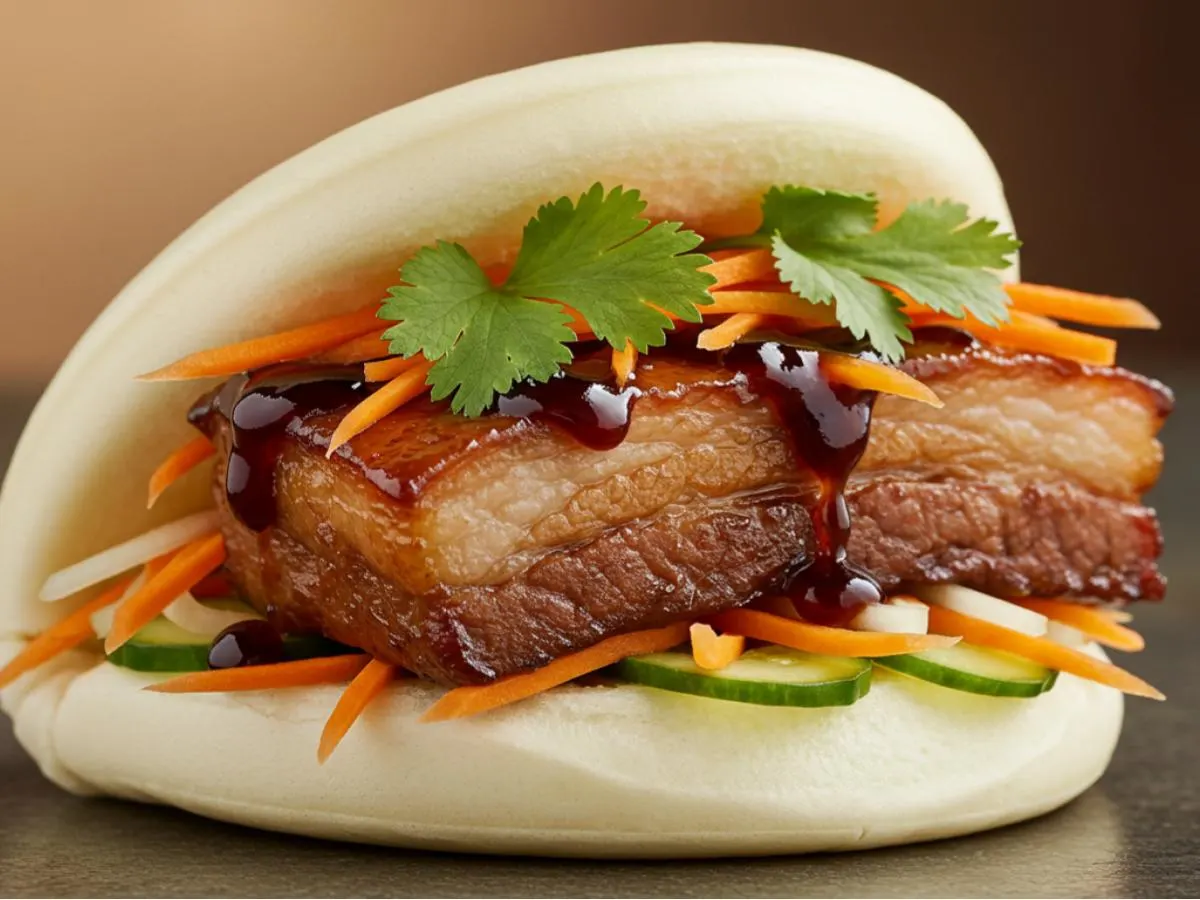 Braised Pork Belly Buns Braised Pork Belly Buns