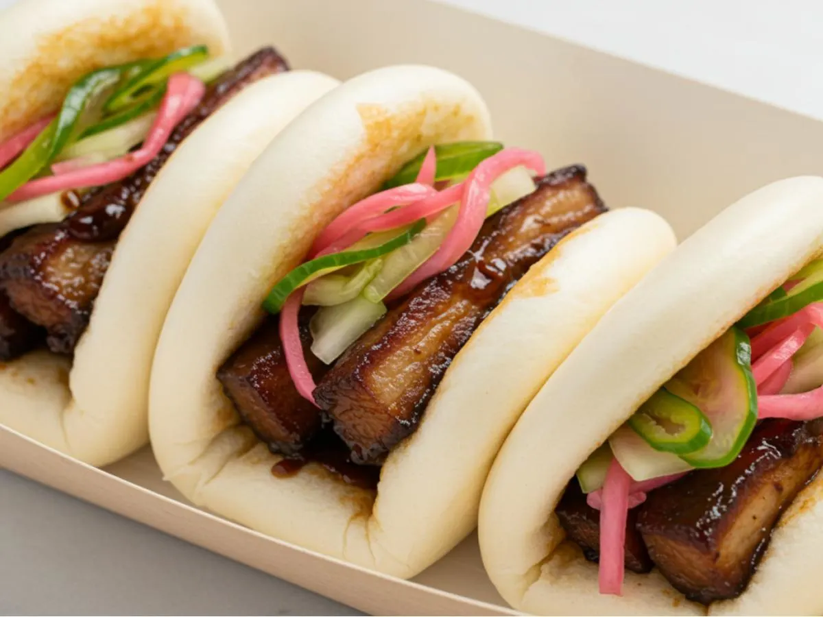 3 Braised Pork Belly Buns Box 3 Braised Pork Belly Buns Box