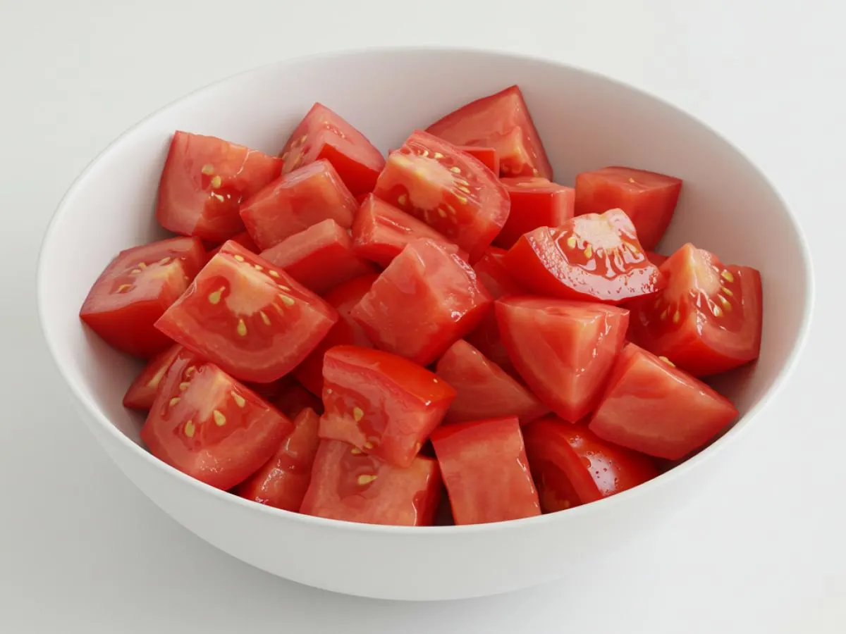 Chopped tomato