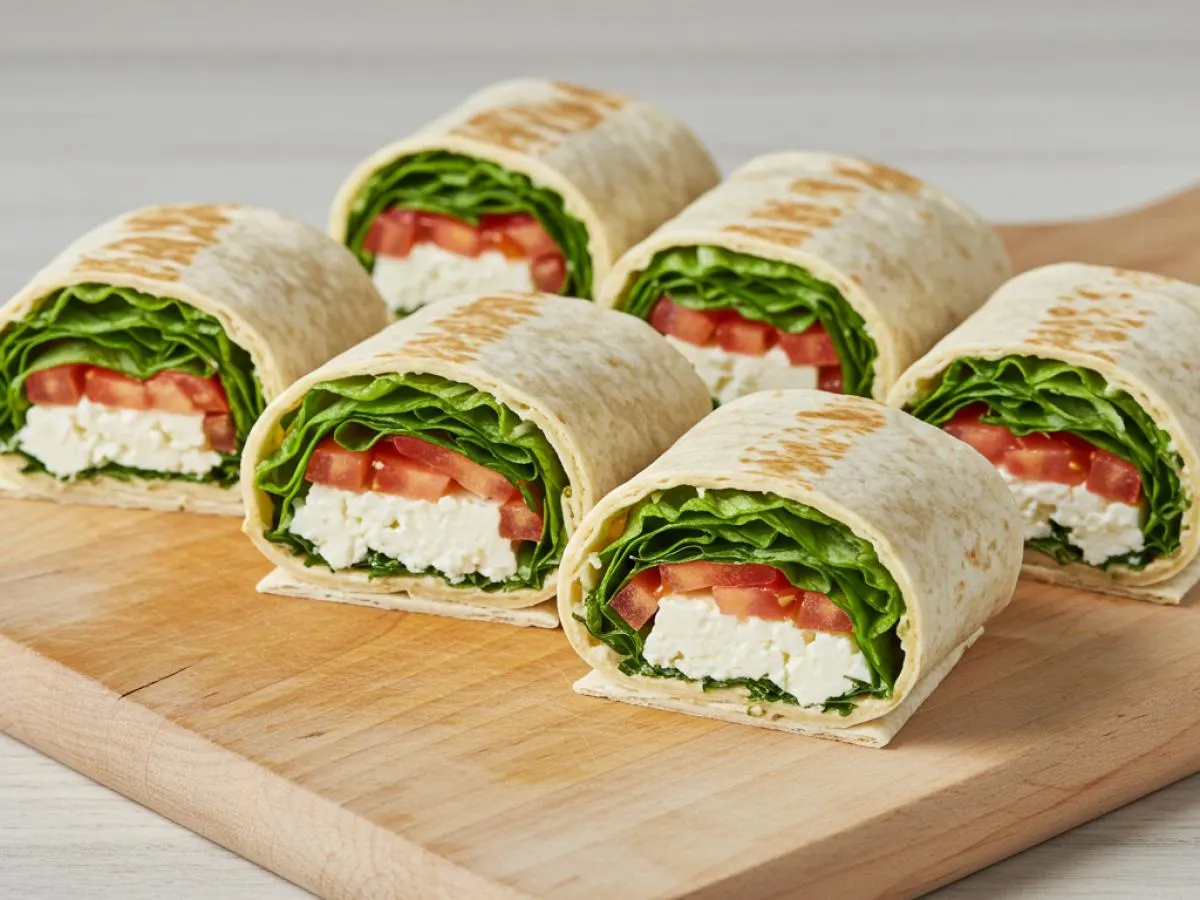 Zesty feta wrap