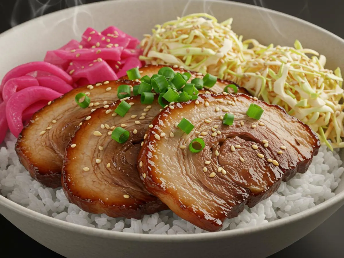 Roasted Chashu (Pork belly) Donburi Rice Bowl (DF)