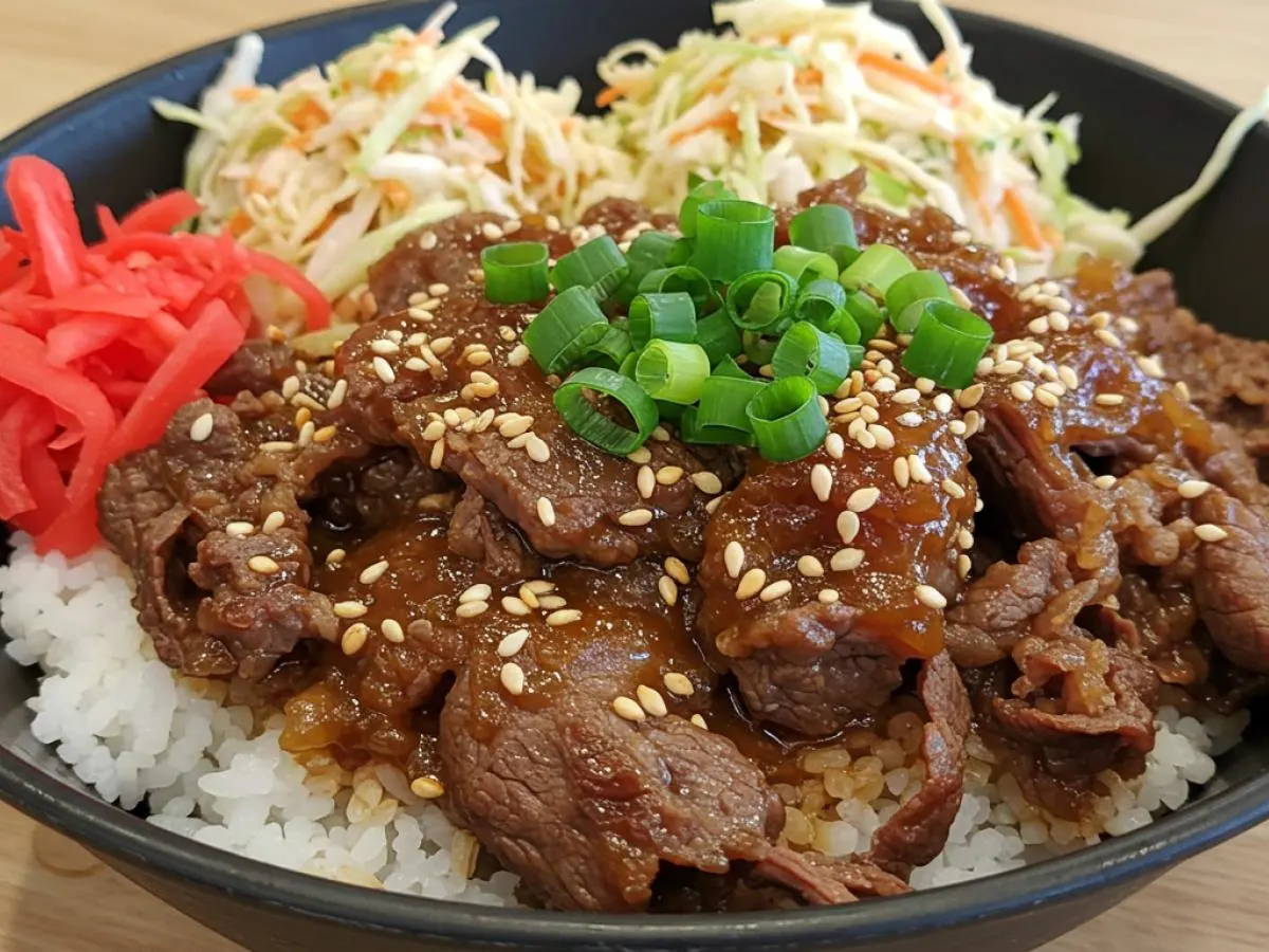 Beef Brisket O-Gyu Donburi Rice Bowl (GF, DF)