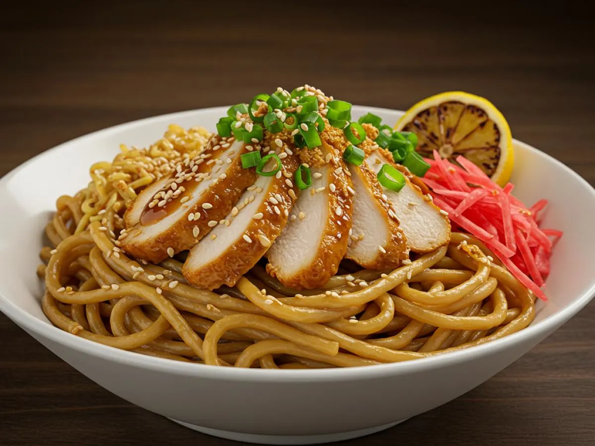 Teriyaki Chicken Sesame Noodles (DF)