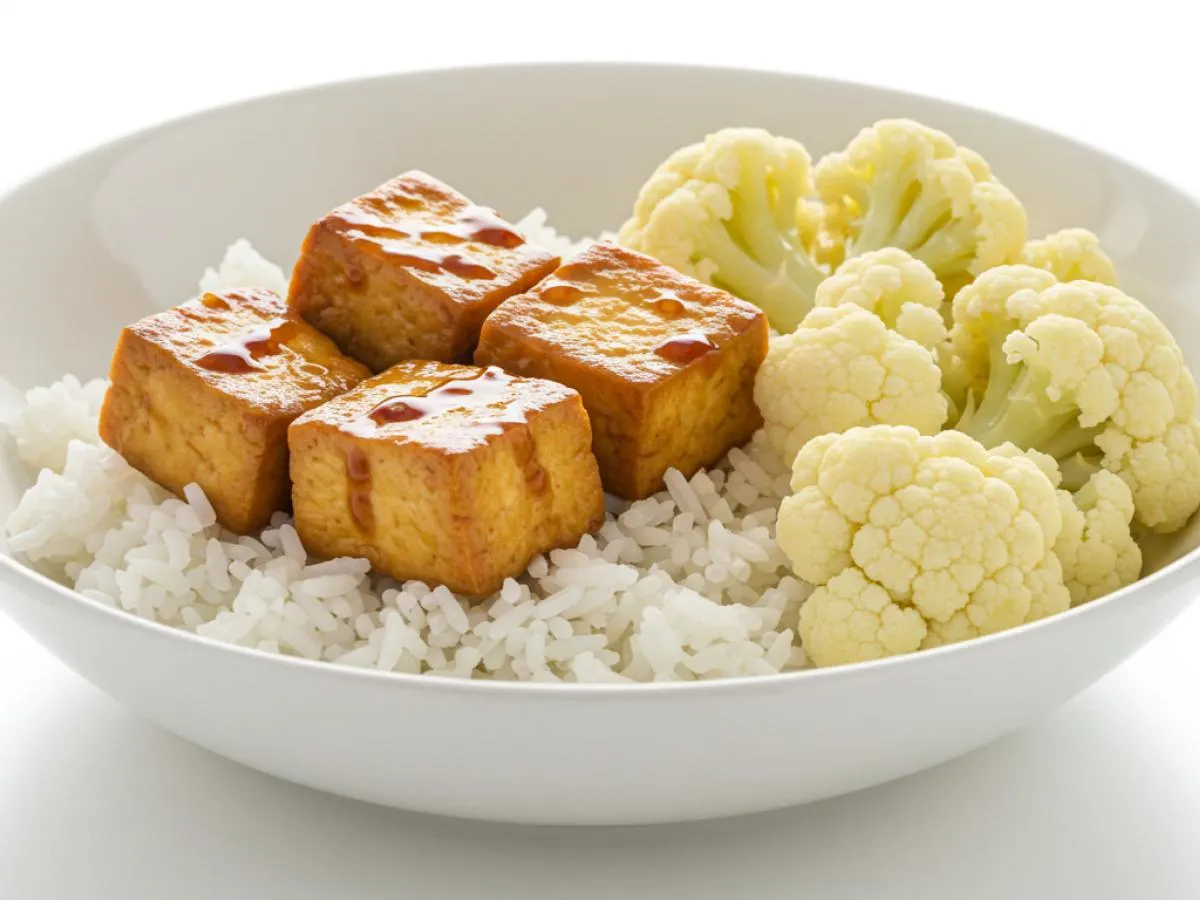 Teriyaki Tofu Rice Bowl (GF)