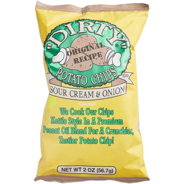 Sour cream and onion Dirty Chips Sour cream and onion Dirty Chips