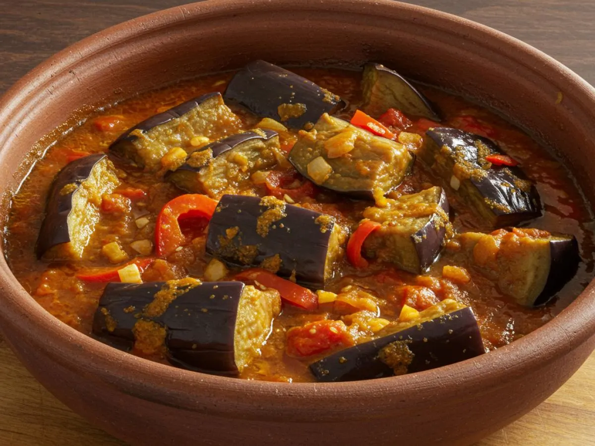 A La Carte Dominican Eggplant Stew
