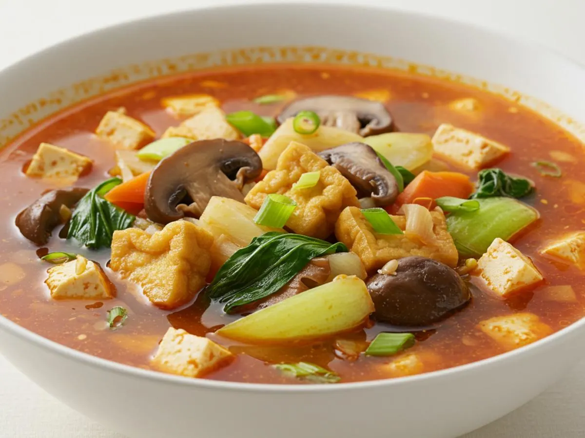 Veggie Hot and Sour Soup Veggie Hot and Sour Soup