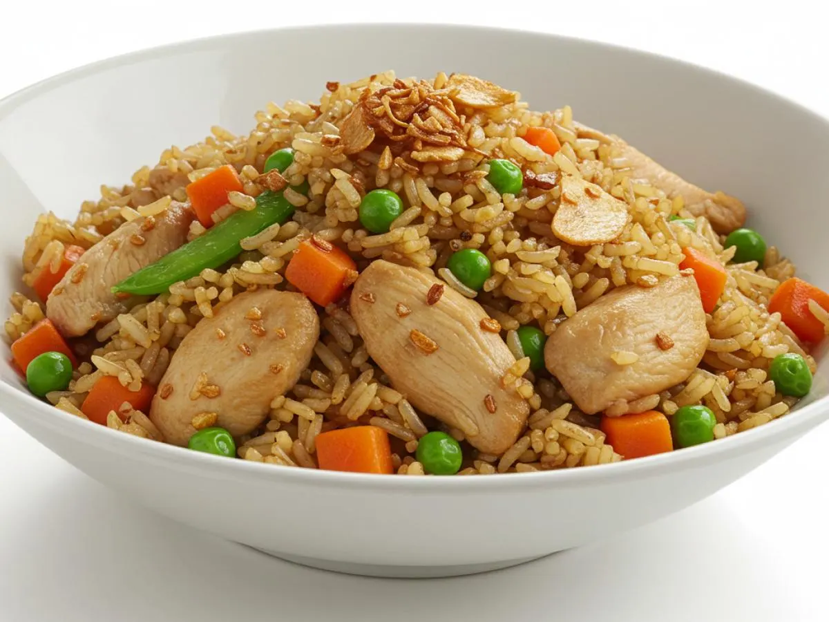 Chicken Burnt Garlic Fried Rice Chicken Burnt Garlic Fried Rice