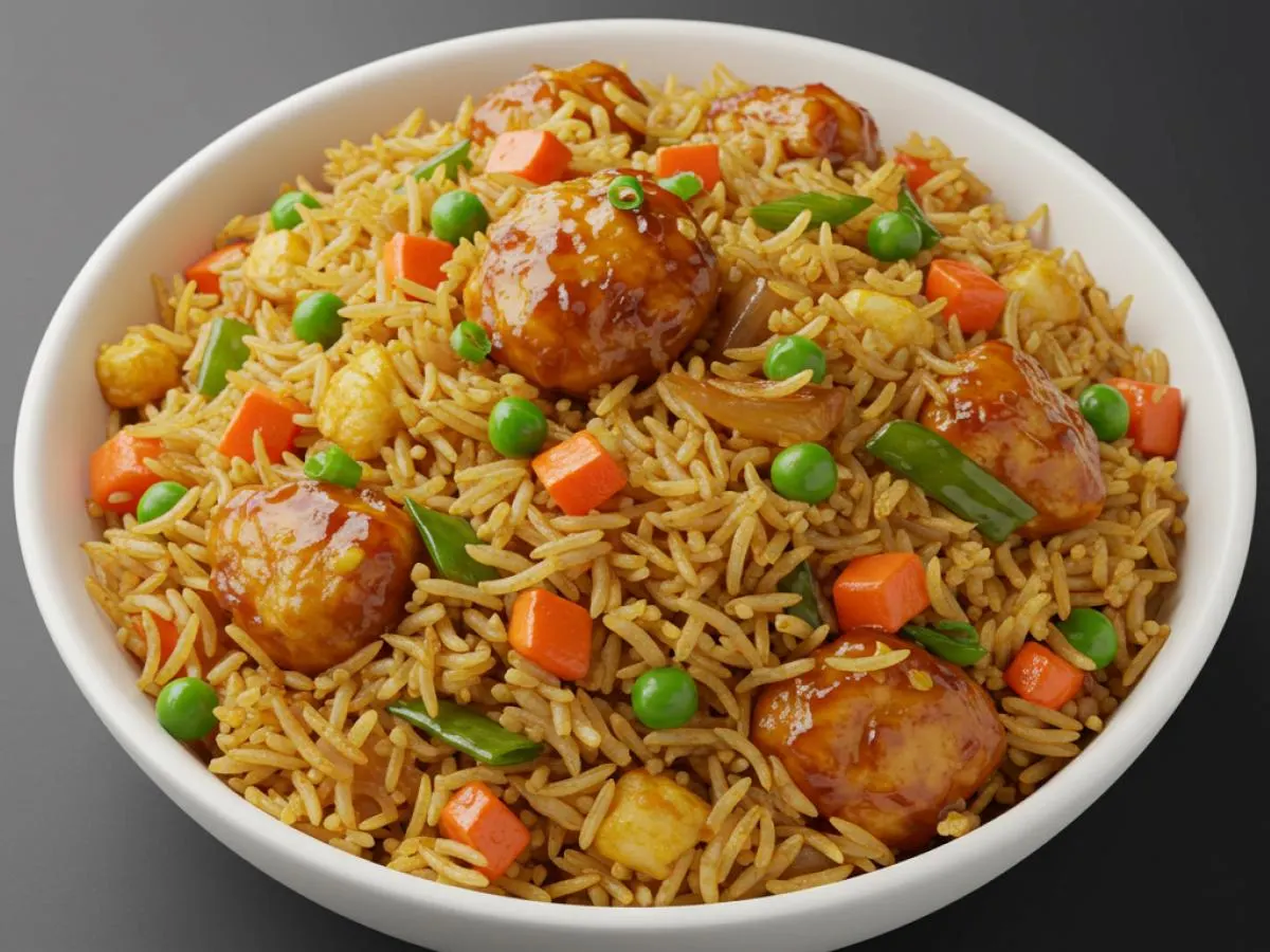 Chicken Manchurian Fried Rice Chicken Manchurian Fried Rice