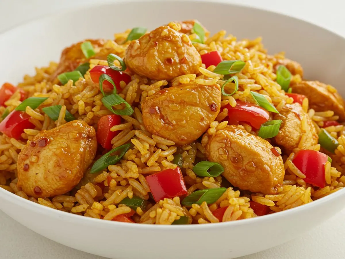 Chicken Spicy Masala Fried Rice Chicken Spicy Masala Fried Rice