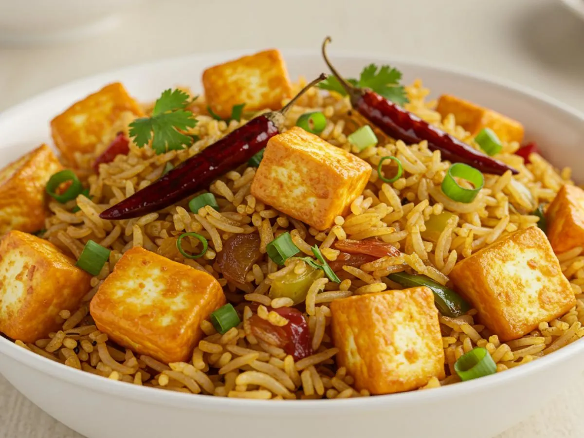 Paneer Chili Garlic Fried Rice Paneer Chili Garlic Fried Rice
