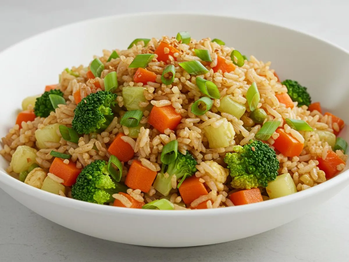 Veggie Burnt Garlic Fried Rice Veggie Burnt Garlic Fried Rice